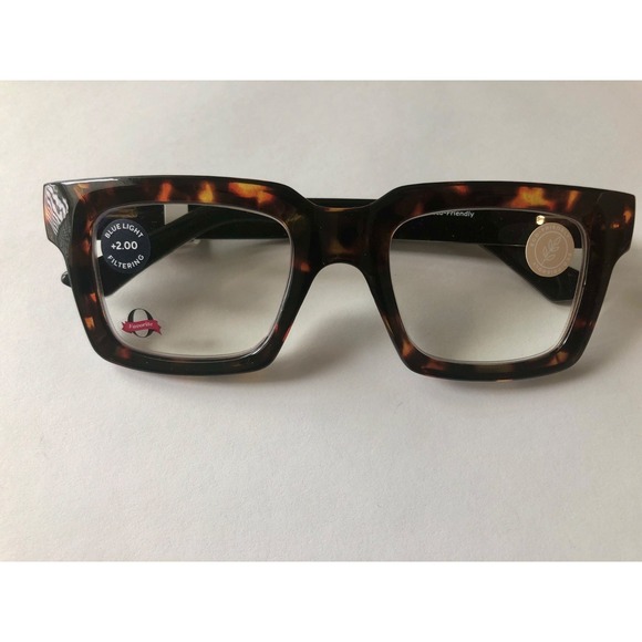 Peepers Accessories - New Spotlight Tortoise & Black Oprah's Favorite Peepers Reading Glasses +2.00